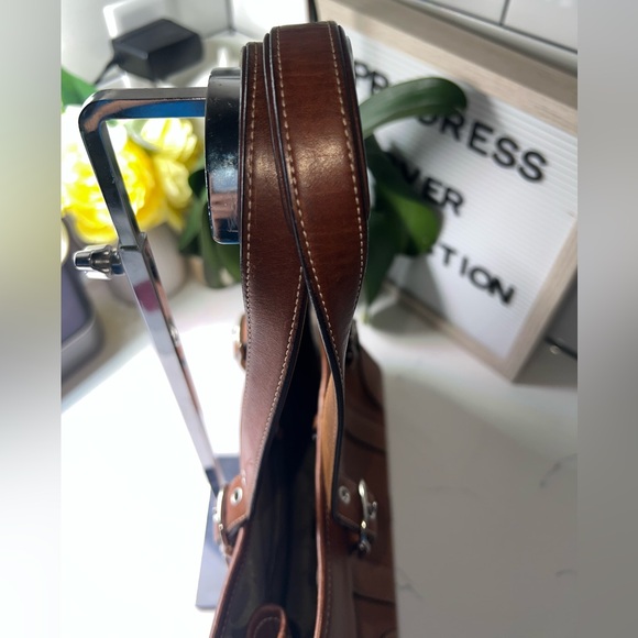 Coach 7588 | Y2K Brown Leather Small Carryall/Tote - Picture 8 of 13